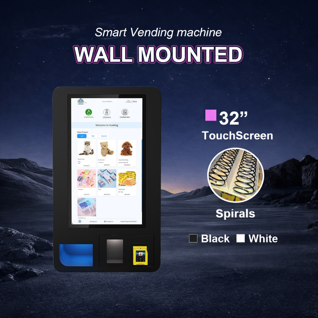 10 SKU Wall Mounted Smart Vending Machine