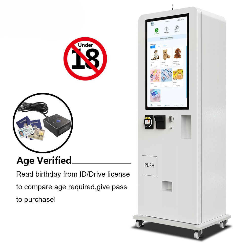 21 SKU Free Standing Smart Vending Machine