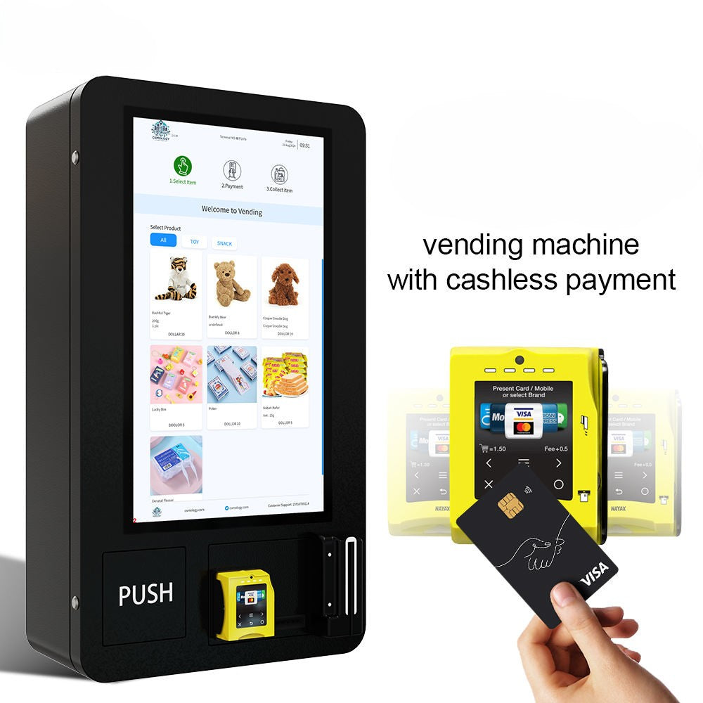 10 SKU Wall Mounted Smart Vending Machine
